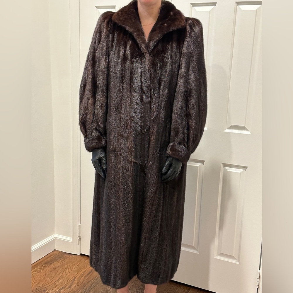 Mahogany Mink Full-Length Coat